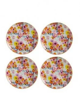 Image of Maxwell & Williams Cashmere Bloems White Plates - Set Of 4