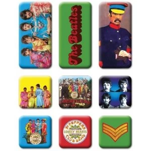 The Beatles - Sgt Pepper Fridge Magnet Set