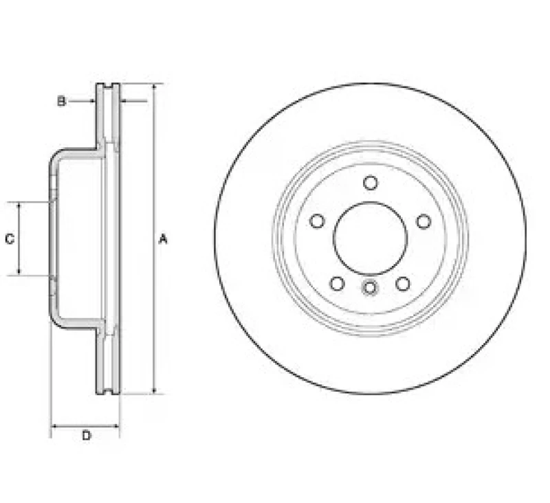 Image of Brake disc VAICO V20-80022