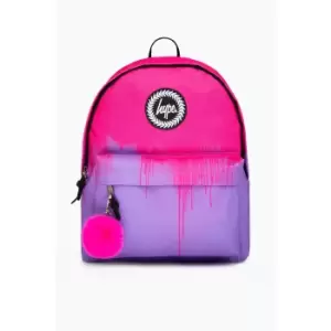 image of Hype Drips Backpack (One Size) (Pink/Lilac)