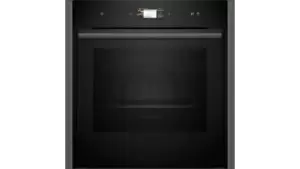 image of Neff B64FS31G0B N90 Slide and Hide Built-In Electric Single Oven Graphite