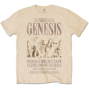 Image of Genesis - An Evening With Unisex Medium T-Shirt - Yellow