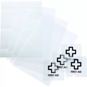 Image of Durable CRYSTAL SIGN Inserts for item no. 4820 10 sheets 40 inserts