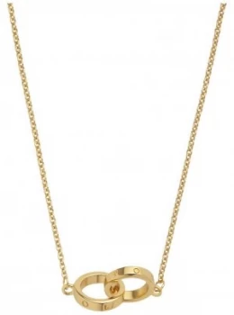 Image of Olivia Burton The Classics Gold Interlink Circle Jewellery