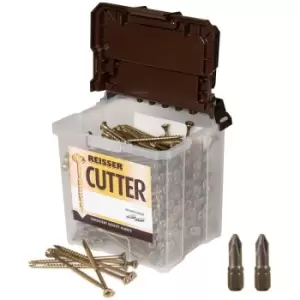 Image of Reisser - 5 x 40mm Cutter Wood Screws - Tub of 725 - Yellow