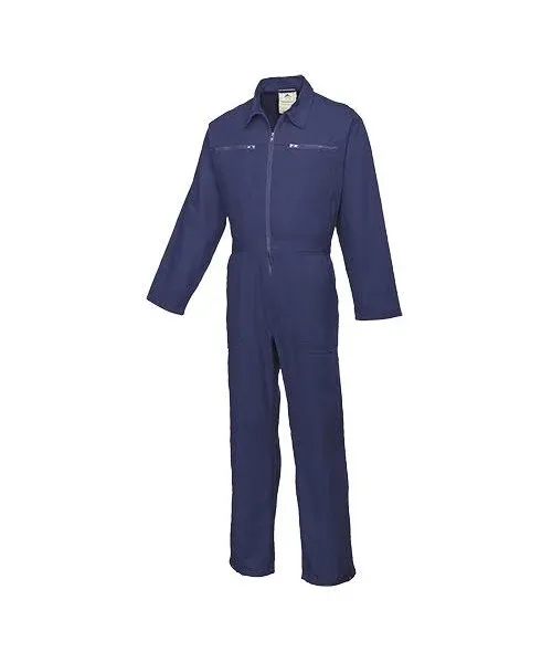 image of Portwest C811 Cotton Boilersuit C811NARXXXL Colour: Navy