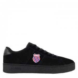 Image of K Swiss Casual Suede Trainers - Black