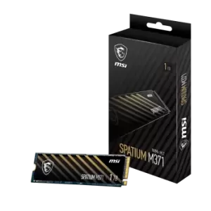 Image of MSI SPATIUM M371 1TB SSD PCIe 3.0 NVMe M.2 Solid State Drive