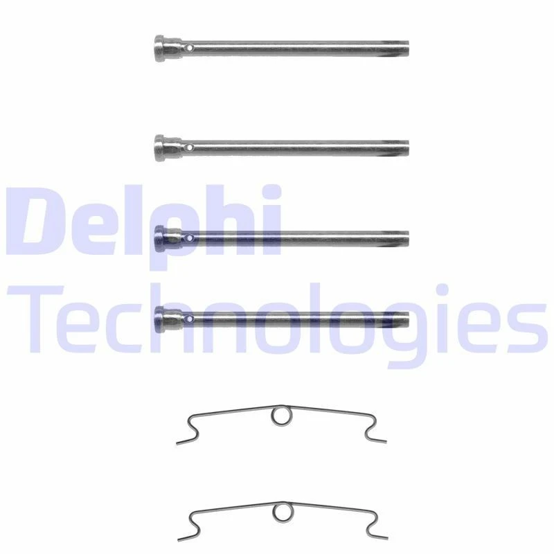 Image of DELPHI Brake pad fitting kit DELPHI LX0085