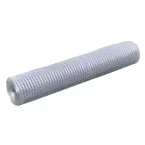 Image of Mesh Fence Galvanised Steel Square 1x25 m Silver Vidaxl Silver