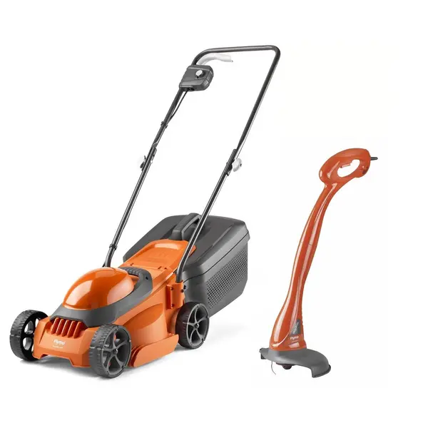 Image of Flymo SimpliMow 300 + MiniTrim 970502932 Orange and Grey