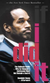 Image of If I Did It by O.J Simpson Paperback