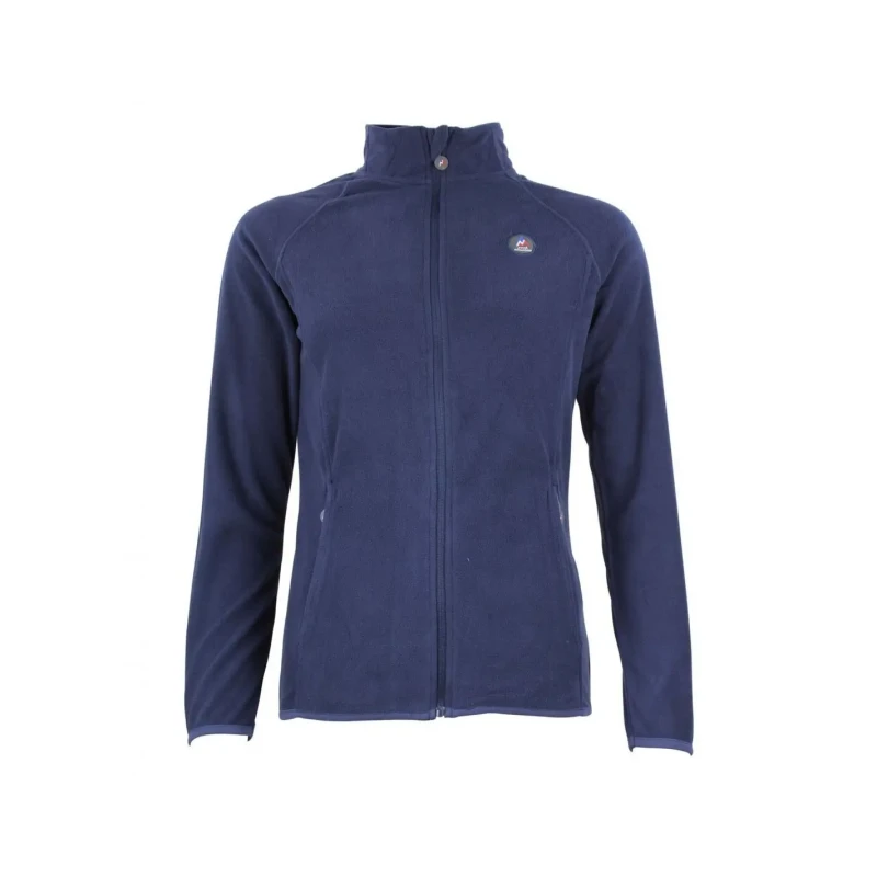 Image of Womens full-zip polyester fleece Peak Mountain Bleu Female L
