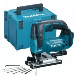 image of DJV182Z 18v lxt Brushless Top Handle Jigsaw + Makpac Carry Case DJV182ZJ - Makita