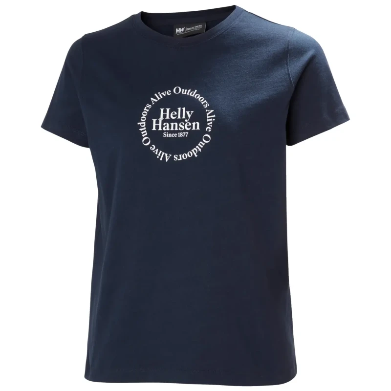 Image of Helly Hansen Womens T-Shirt Helly Hansen Core Graphic 2.0 Bleu Female XL