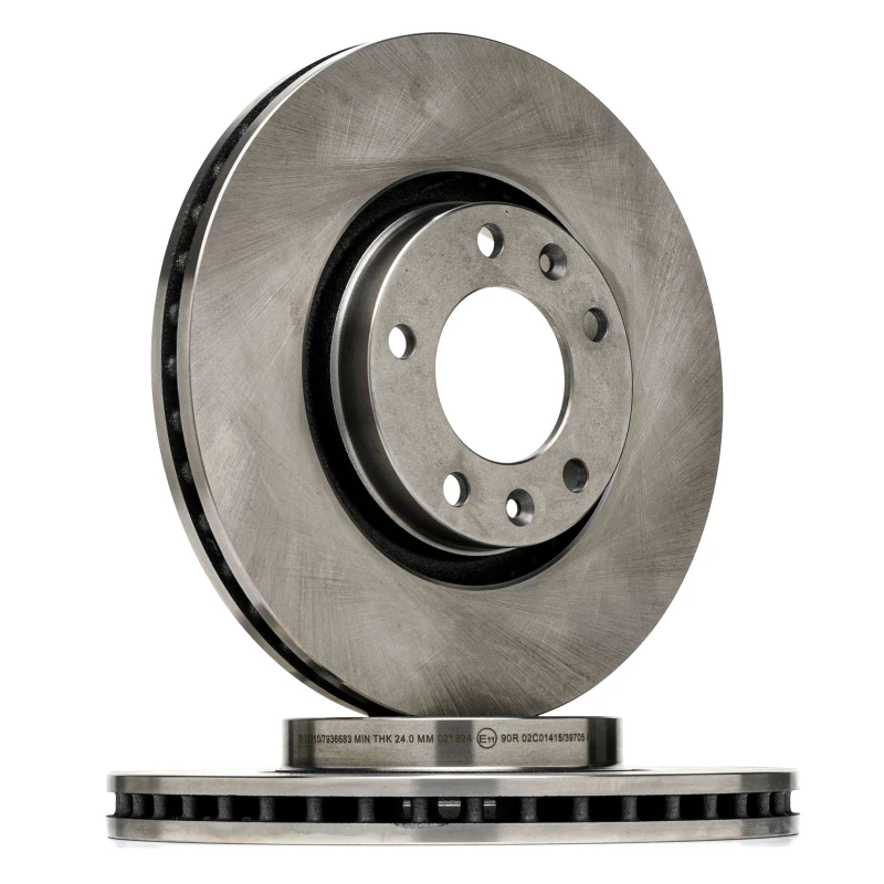 Image of STARK SKBD-0023127 Brake disc Front Axle, Vented, Cast Iron, Uncoated, Untreated, without bolts/screws Cast Iron Brake Disc (82)