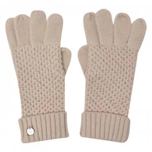 image of Liu Jo Liu Strass Gloves Womens - Cappuccino 6131