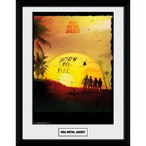 Image of Full Metal Jacket Born To Kill Framed Collector Print