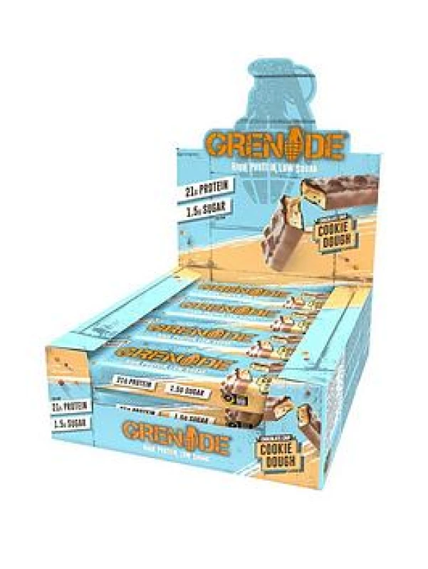Image of GRENADE Chocolate Chip Cookie Dough Protein Bar (Case of 12 x 60g), One Colour, Women One Colour VLNWM Female