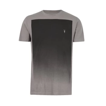 Image of AllSaints Lobke Gradient Short Sleeve Crew - INOX GREY