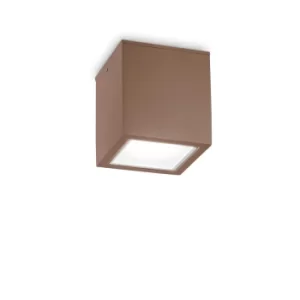 Image of Techo Outdoor Large Surface Mounted Downlight Coffee IP54, GU10