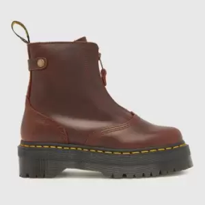 Image of Dr Martens Jetta Boots In Brown