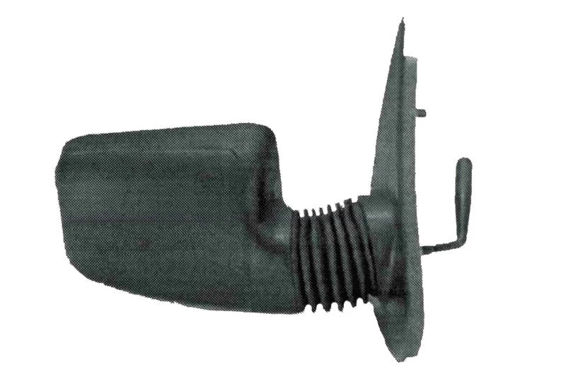 Image of PRASCO PG0557113 Wing mirror Right, black, Manual, Convex Outside Mirror (50)