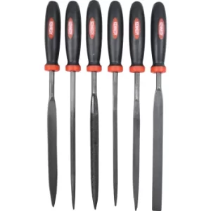 Image of 14CM (5.1/2") Cut 2 Assorted Needle File Set-6Pce