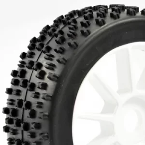 Image of Fastrax 1/8Th Premounted Buggy Tyres 'Maths /10 Spoke"