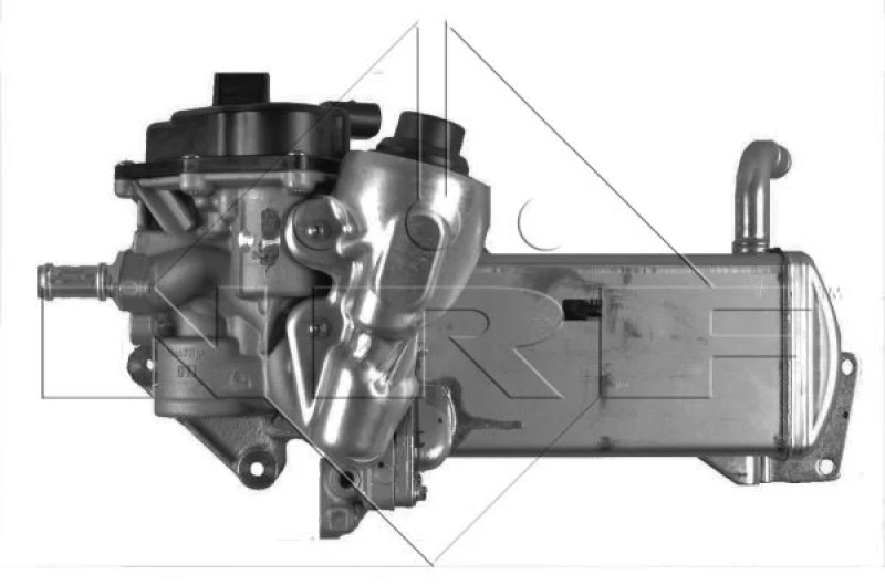 Image of NRF 48201 EGR Module EASY FIT with gaskets/seals EGR Module (4198)