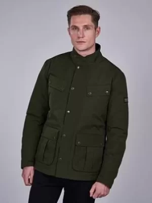 image of Barbour International Waterproof Duke Jacket, Sage Size M Men