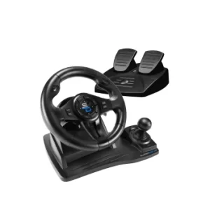 image of Subsonic GS 550 Universal Gaming Steering Wheel With Vibration&#4...