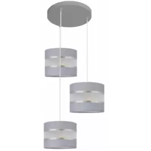 Image of Helam Lighting - Helam Helen Spotlight Clusters Grey, Silver 35cm
