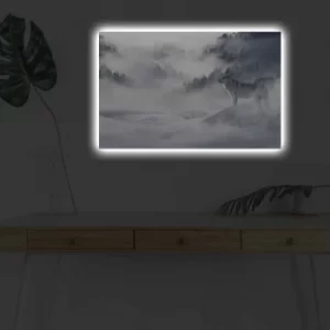 Image of 4570DHDACT-179 Multicolor Decorative LED Lighted Canvas Painting