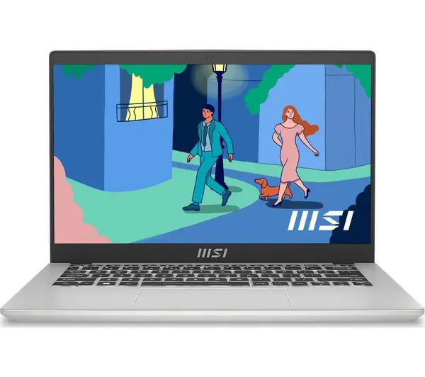 Image of MSI Modern 14 14" Laptop - Intel Core i3, 512GB SSD, Silver/Grey