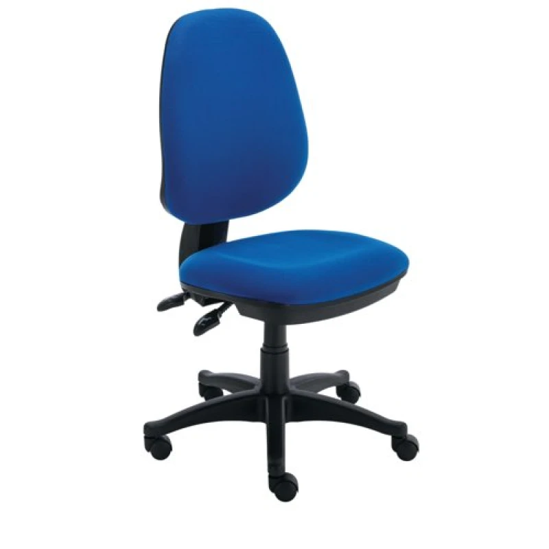Image of Astin Nesta Operator Chair 2 Lever Upholstered 590x900x1050mm Royal Blue KF77705