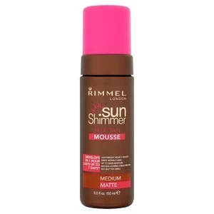 image of Rimmel London Sunshimmer Self Tan Mousse 150ml Medium Matte