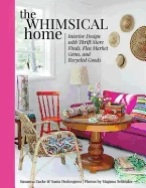 Image of whimsical home interior design with thrift store finds flea market gems and