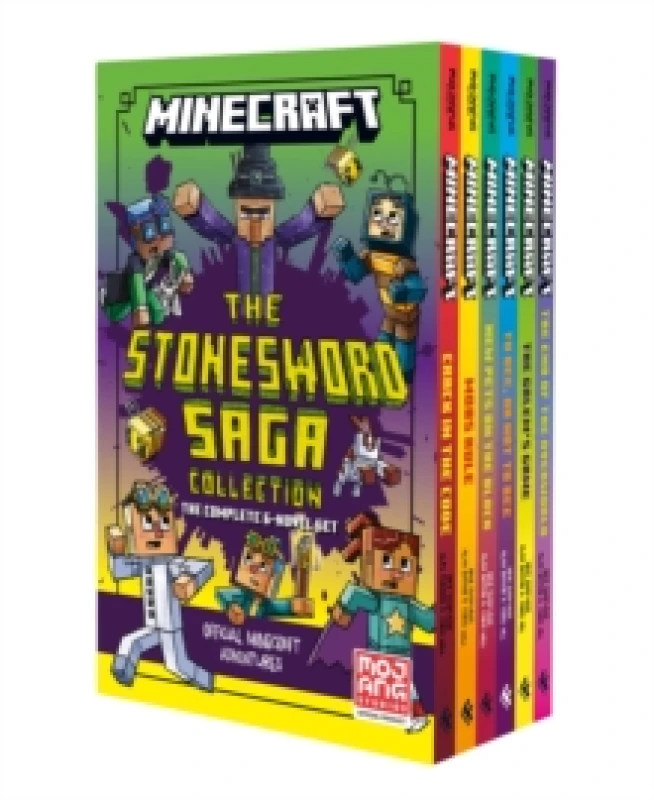 Image of Minecraft Complete 6 Book Stonesword Saga Multiple-component retail product, slip-cased