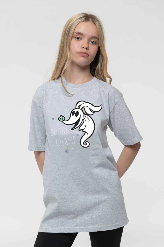 Image of Disney Kids Scare Champ Tee Grey unisex