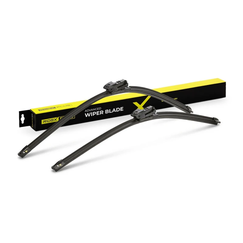 Image of RIDEX PLUS 298W17163P Wiper blade Front, Flat wiper blade, 600mm Wiper Blade (298)