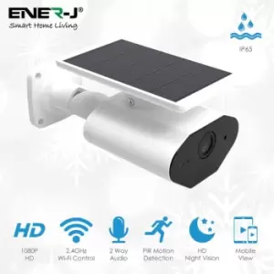 image of Wireless Security Cameras 1080P CCTV Bullet WiFi IP Camera Outdoor with Solar Panel, 80ft Night Vision, 2-Way Audio, Motion Detection, Smart Light,