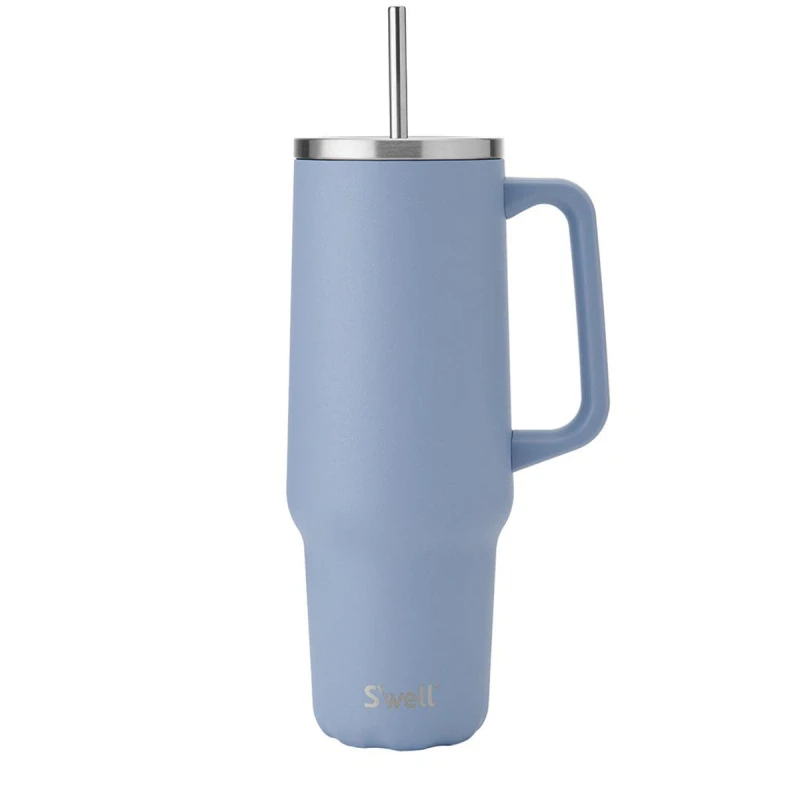 Image of S'well Tumbler Travel Drinks Bottle Hydrangea Blue 1180 ml Blue unisex