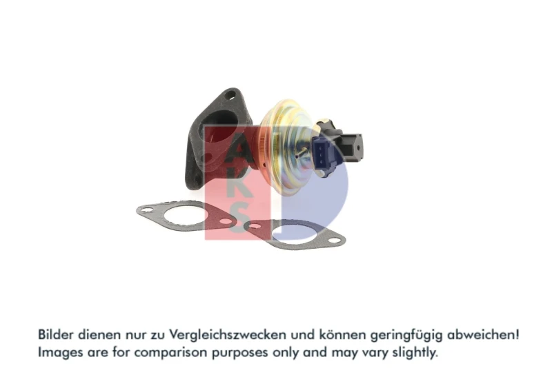 Image of AKS DASIS 025000N EGR valve Diaphragm Valve, pneumatic, with gasket/seal EGR Valve (1145)