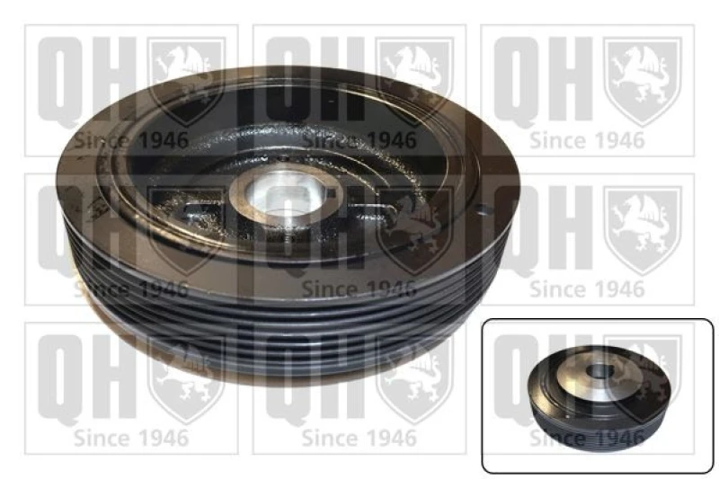Image of QUINTON HAZELL Crankshaft pulley QUINTON HAZELL QCD8