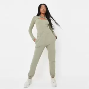 image of Missguided Relaxed Jogger - Green