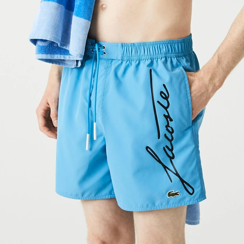 Image of Lacoste Casual Swimming Shorts - Blue Blue M
