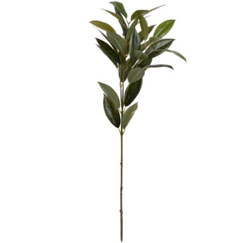 Image of Hill Interiors Faux Bay Leaf Spray Dark Green (One Size)