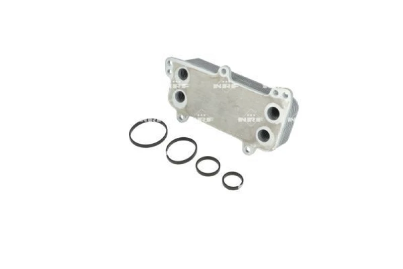 Image of NRF 31171 Oil Cooler with gaskets/seals, EASY FIT Oil Cooler,engine oil (469)
