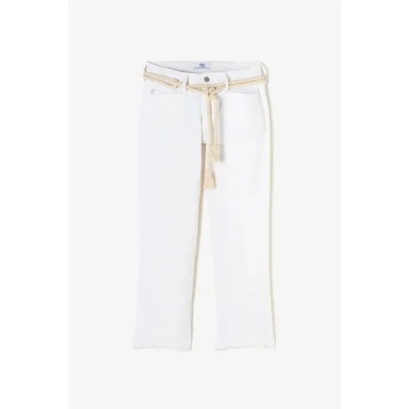 Image of Le Temps des cerises Womens Wide Leg Jeans Le Temps des cerises High 24 Blanc Female 28